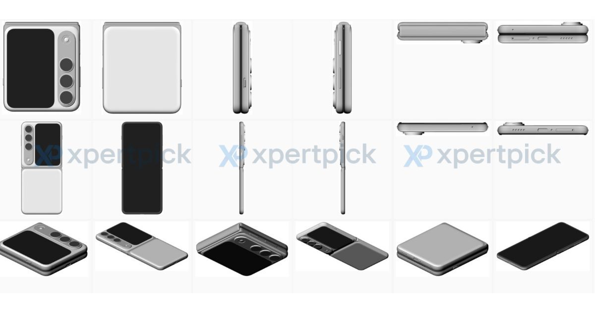 Patentbild av Oppo Find N5 Flip