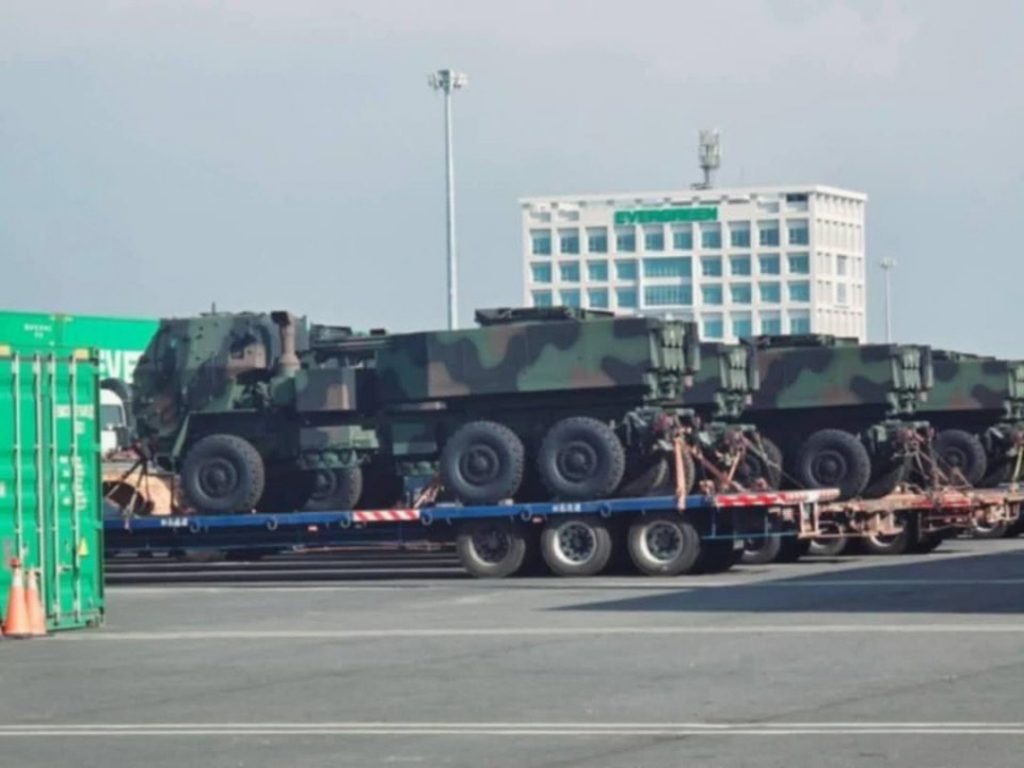 Första M142 HIMARS-missilsystemen i Taiwan