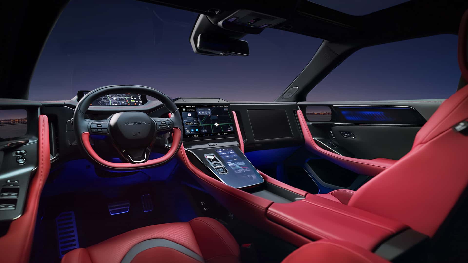 Honda GT interiör. Illustration: Honda