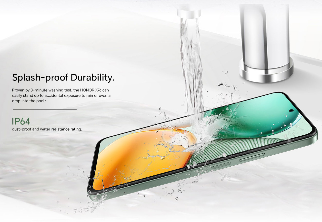 Display av Honor X7c 5G