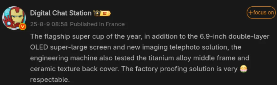 Huawei Mate 80 RS - bildvy