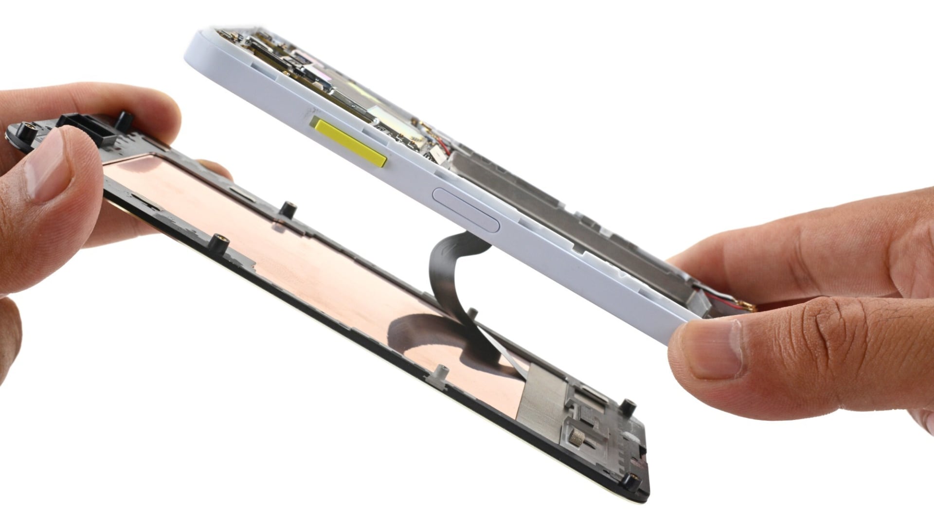 Reparabiliteten hos Fairphone 6. Illustration: iFixit