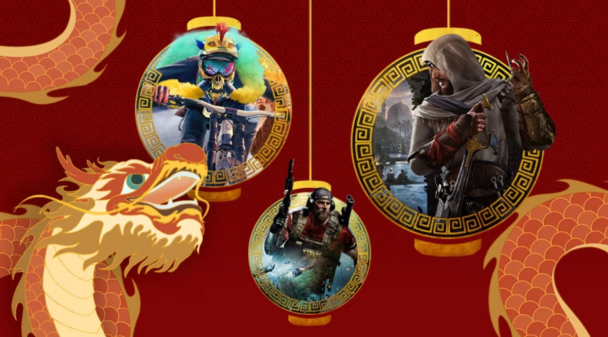 Ubisoft Stores Lunar New Year-firande har börjat, med rabatter på populära spel som når upp till 85%!