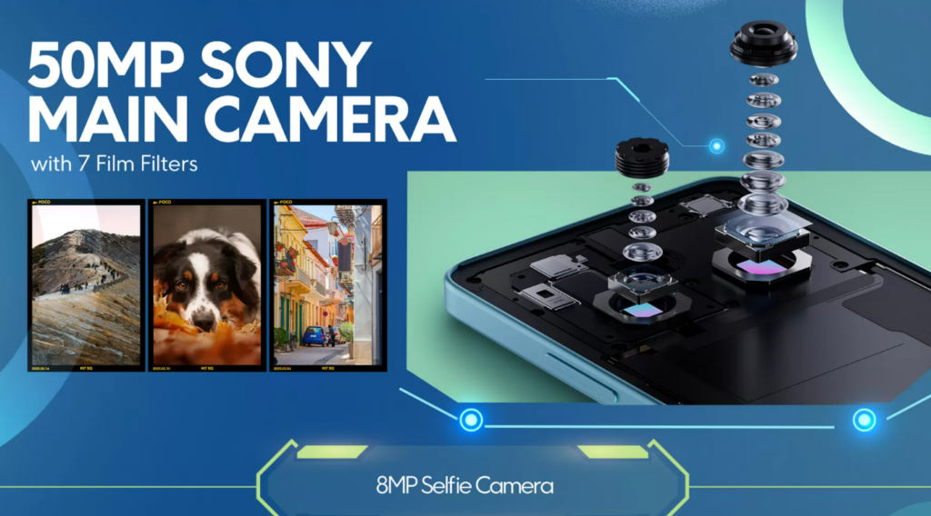 Poco M7 5G frontkamera