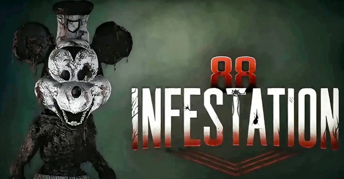 Musse Pigg i en oväntad roll: det ovanliga skräckspelet Infestation 88 presenteras