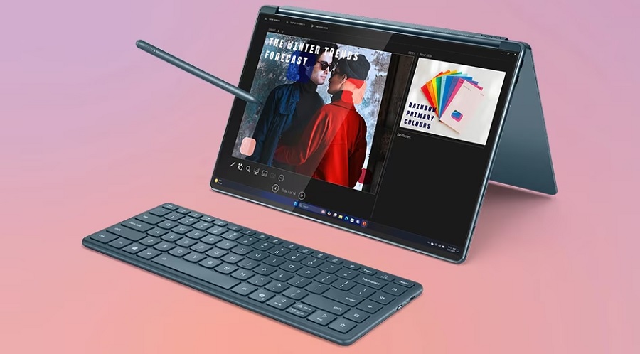 Arbeta med gester på Yoga Book 9i