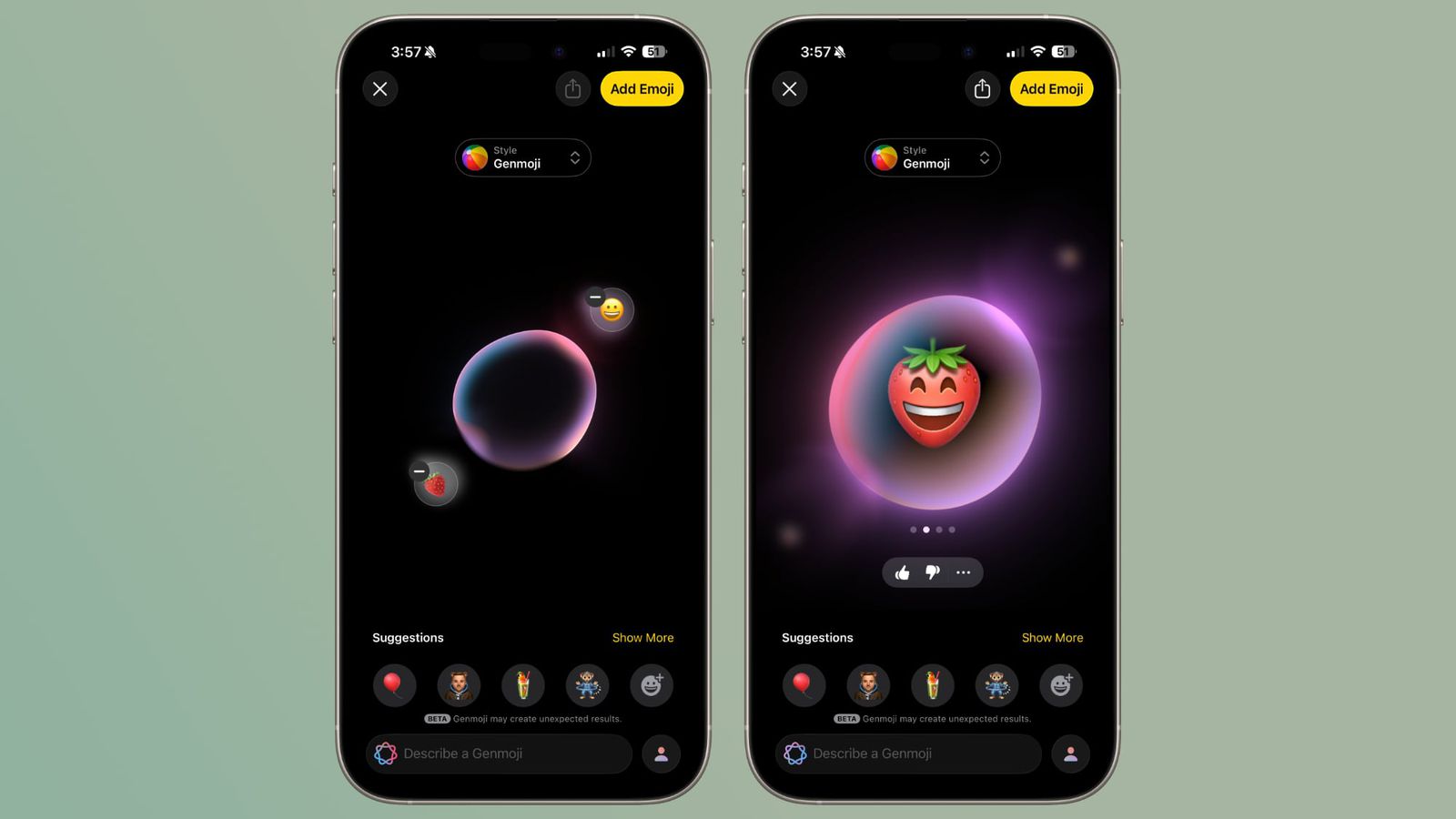 Demonstration av illustrationsgenereringsförmågor i iOS 26