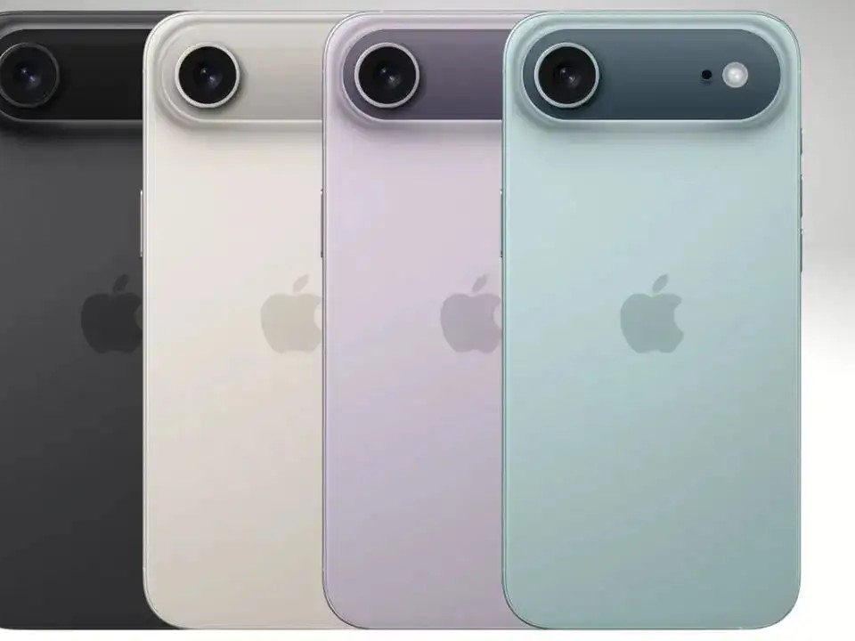 Färgpalett för iPhone 17 Air