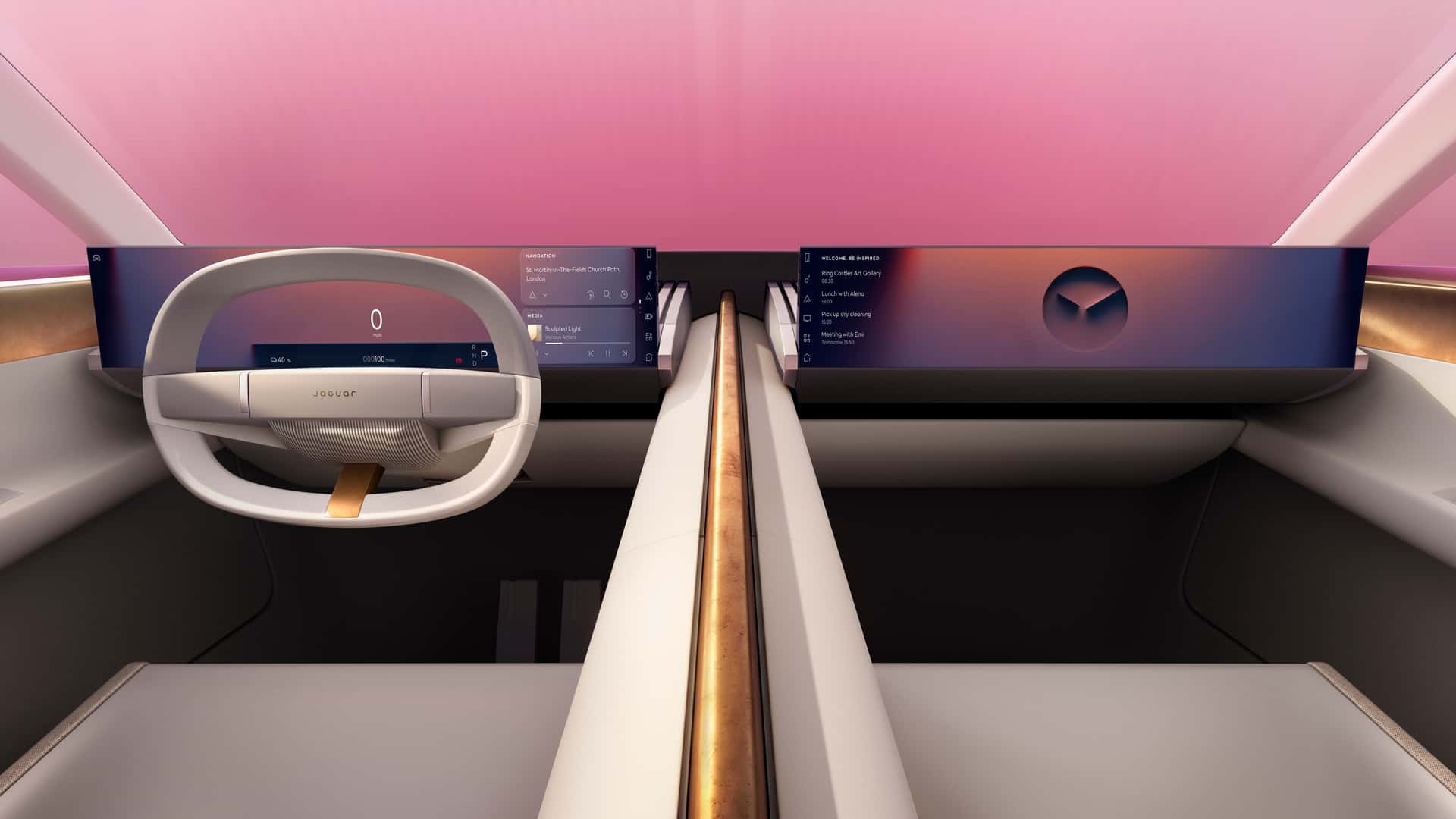 Jaguar Type 00 Concept saloon.