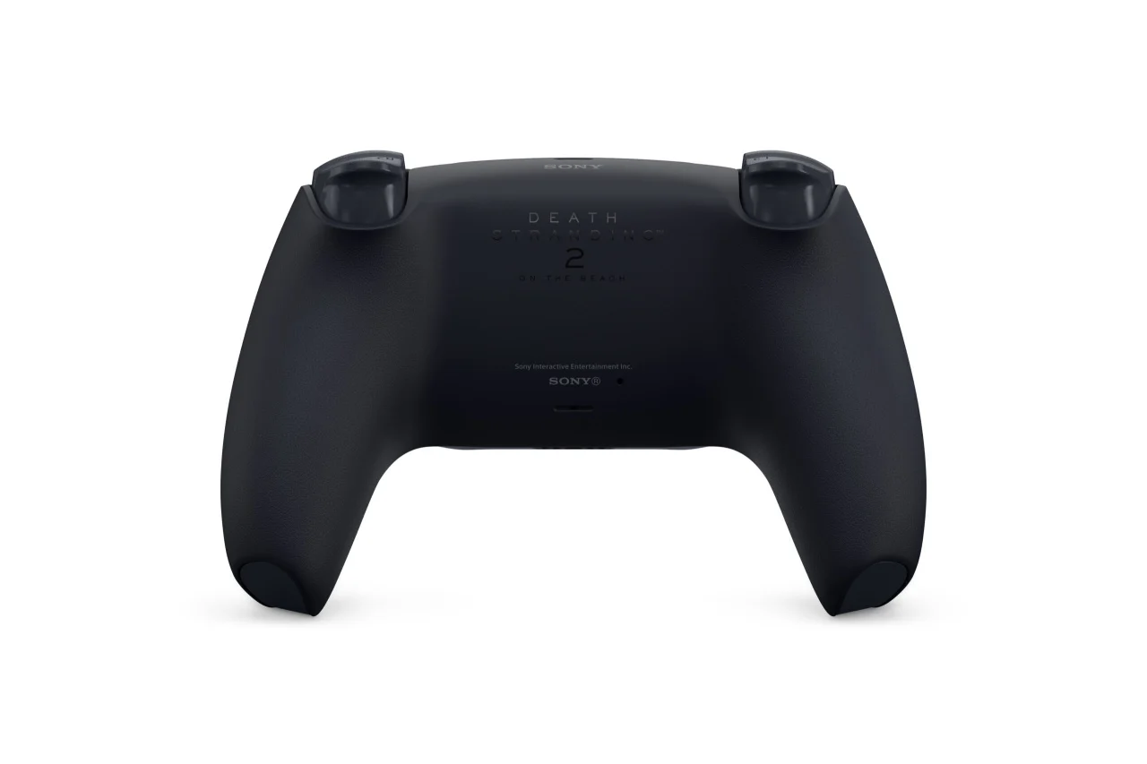 PS5 Death Stranding 2 spelkontroll med logotyp