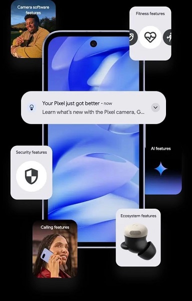 Stöldskyddsfunktion i Google Pixel 9a