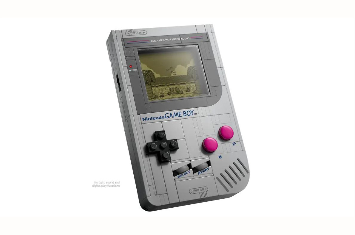 LEGO Game Boy med Super Mario Land-kassett