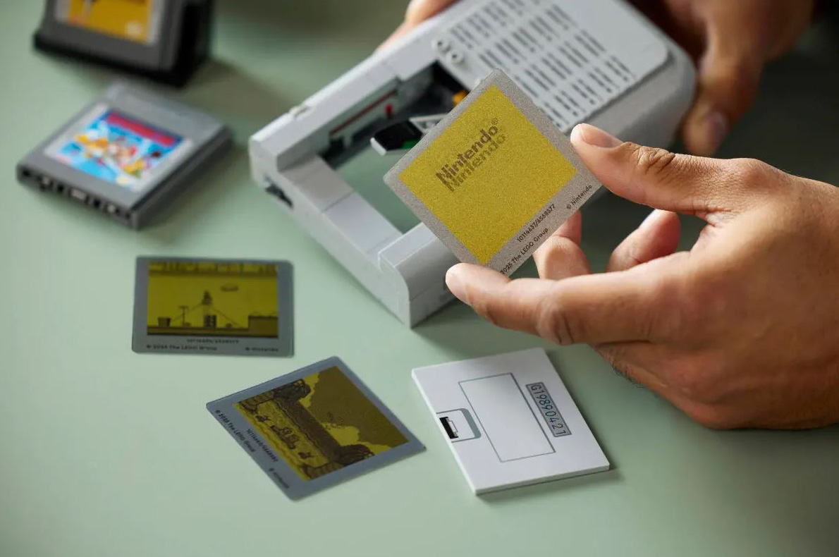 LEGO Game Boy-display i utställningsformat