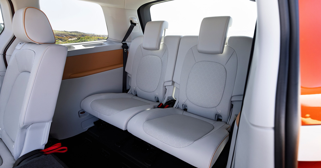 Tredje raden av säten VW ID.Buzz