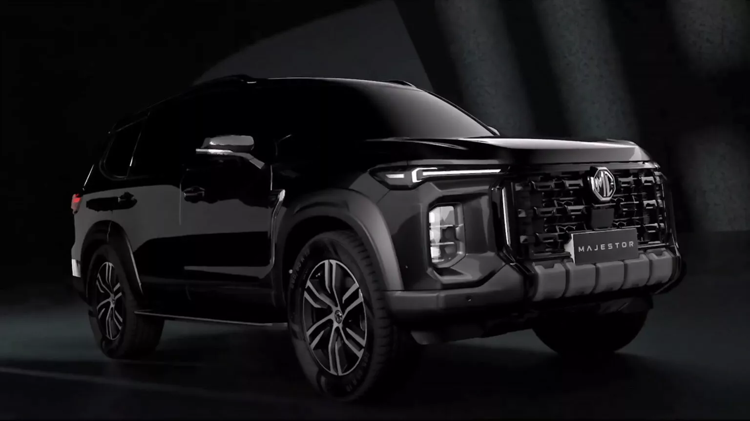 Frontvy av MG Majestor