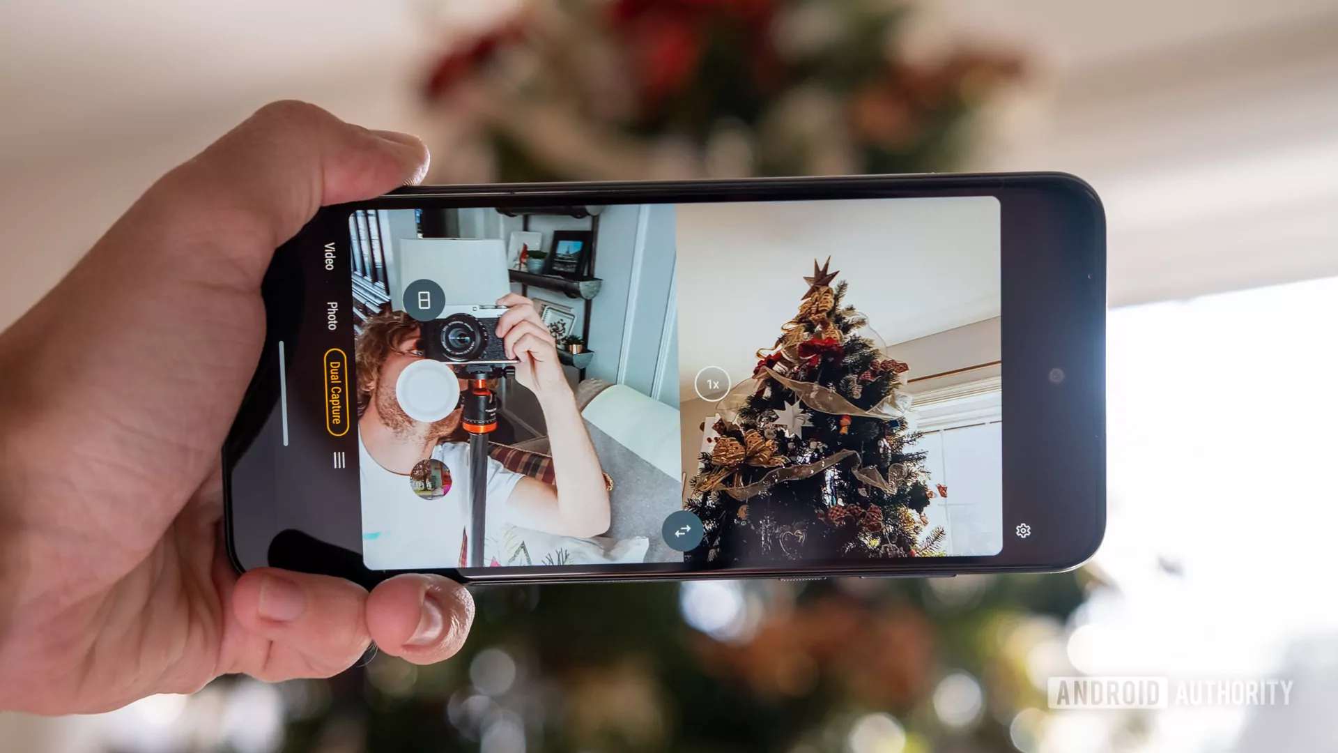 Motorola Moto G Power 2022 kamera med dual-camera inspelning