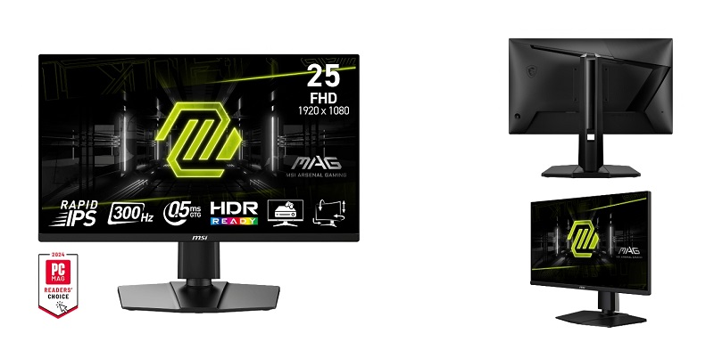 MSI MAG 255PXF 25-tums gamingskärm med upp till 300 Hz uppdateringsfrekvens presenteras-2