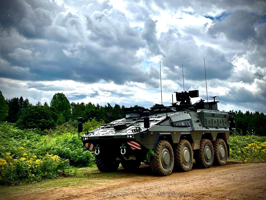 Pansarterrängbilen Boxer från OCCAR