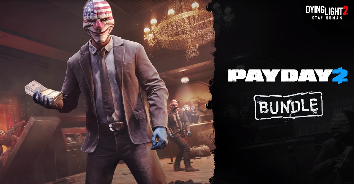 Zombier, masker och diamanter: Dying Light 2: Stay Human har påbörjat crossover med den populära brottsskjutaren Payday 2