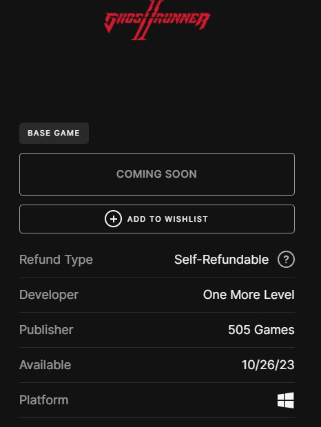 Epic Games Store har avslöjat releasedatumet för Ghostrunner 2, det efterlängtade cyberpunk-spelet-2