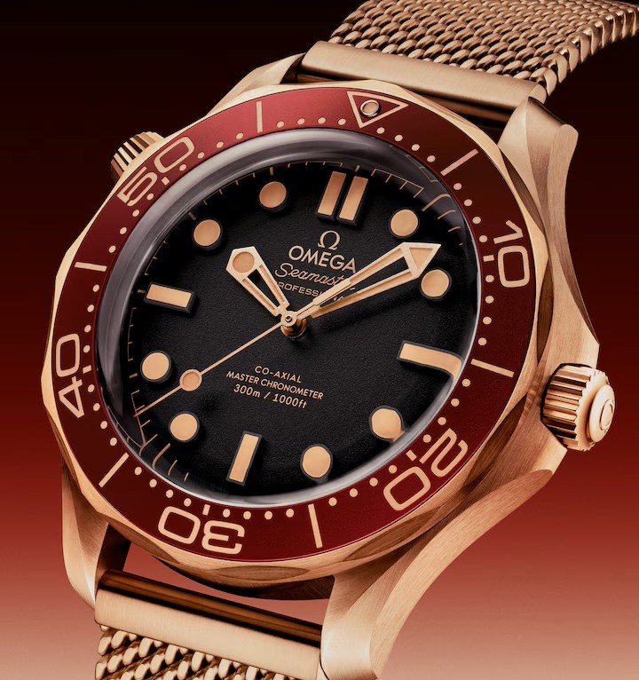 Omega Seamaster Diver 300M i brons och guld