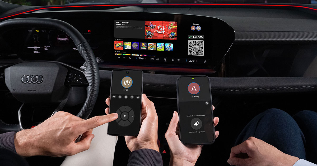 Audi AirConsole i bilen