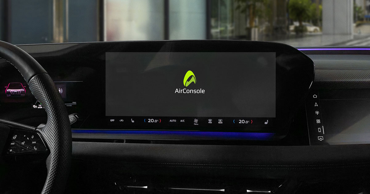 AirConsole spelplattform i Audi