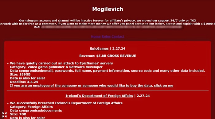 Media: hackergruppen Mogilevich hackade Epic Games servrar och stal ca 200 GB konfidentiell information-2