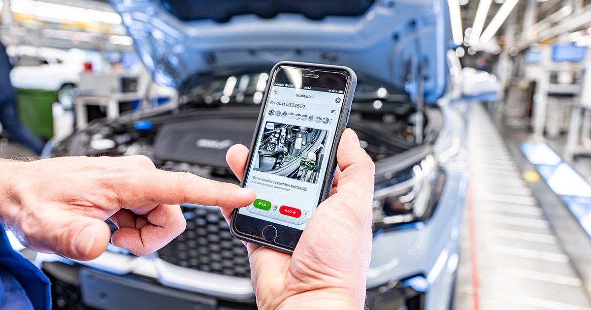 Demonstration av GenAI4Q vid en BMW Group-anläggning