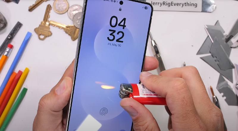 Hållbarhetstest av Samsung Galaxy S25 Edge