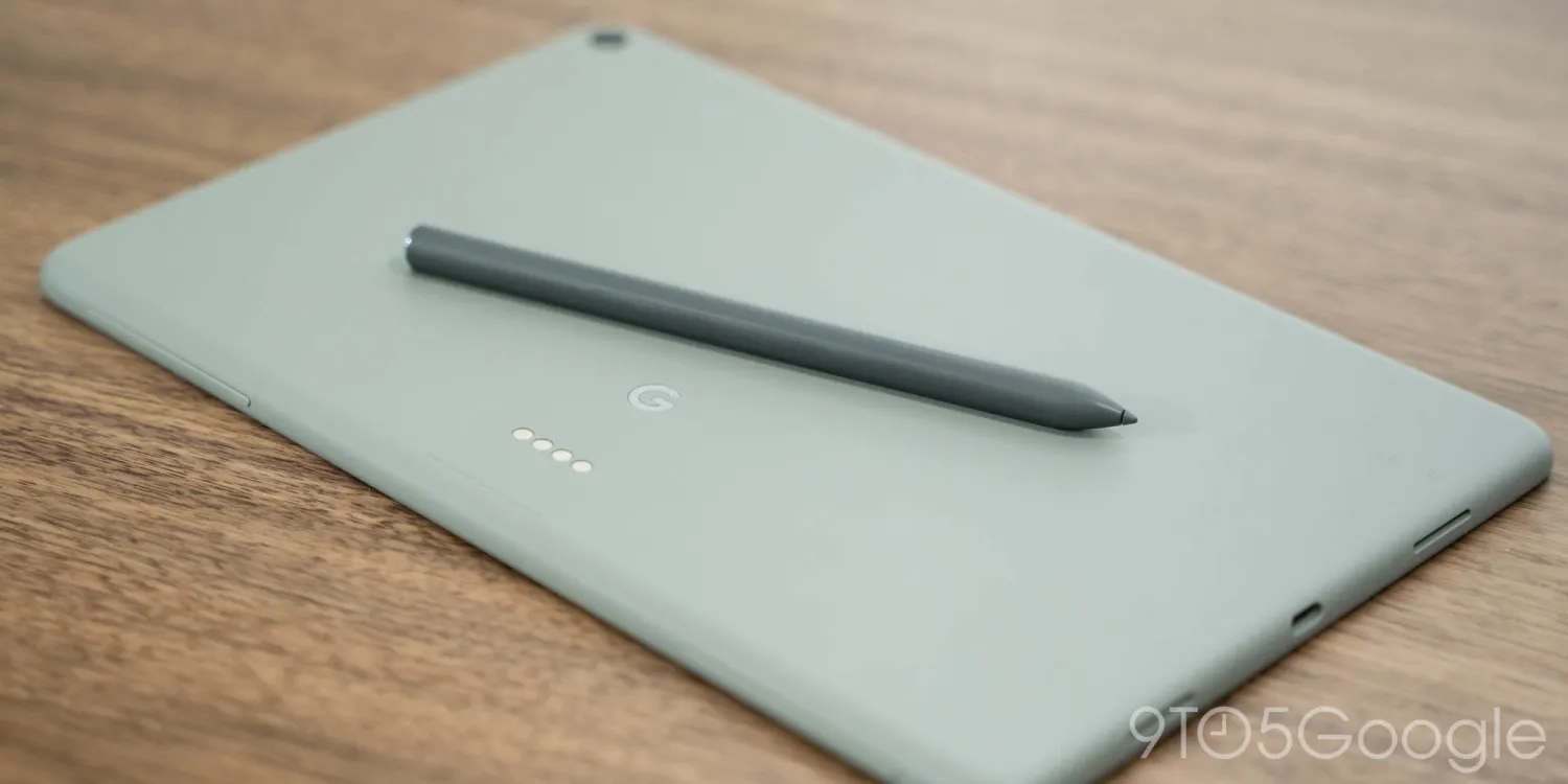 Google Pixel Tablet stylus with a stylised design