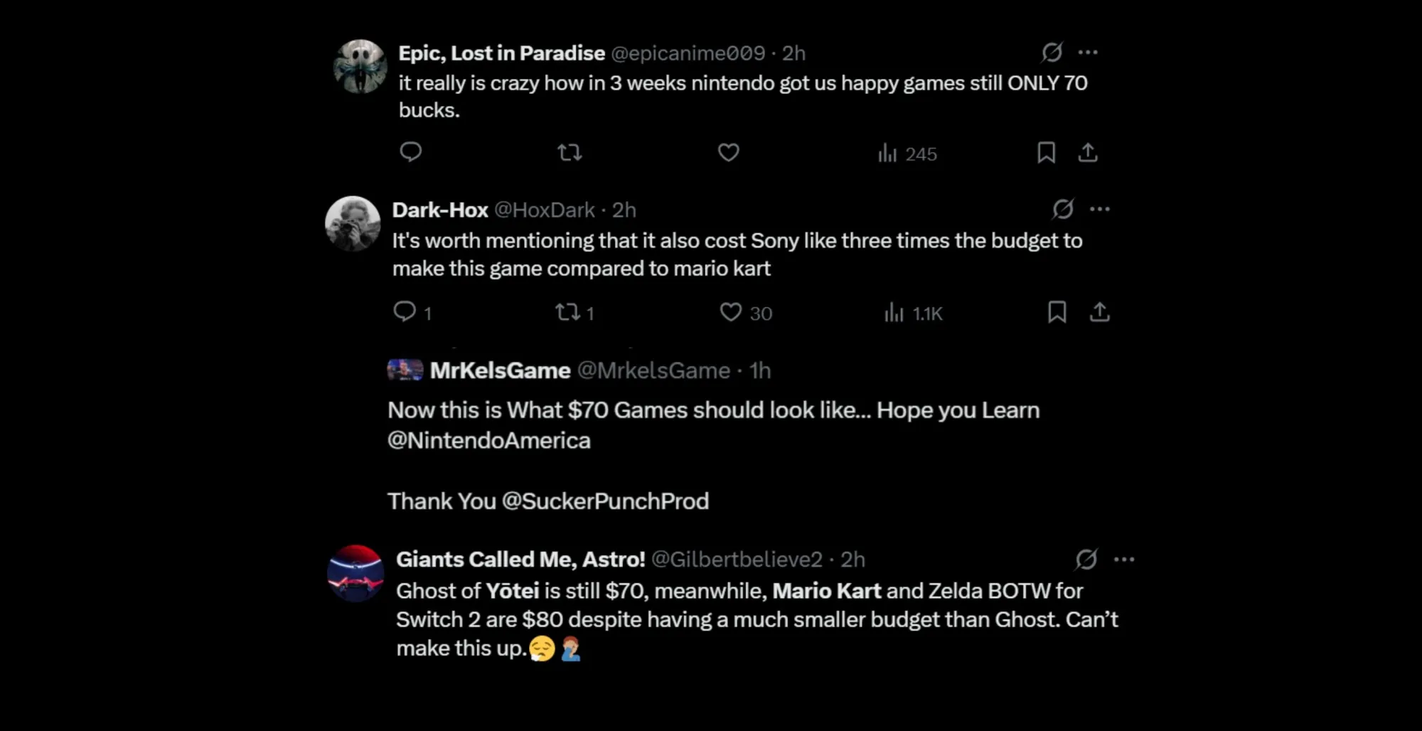 Spelarnas reaktion på priset på Ghost of Yōtei