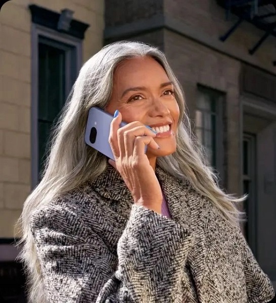 Kompakt kameraenhet på Google Pixel 9a