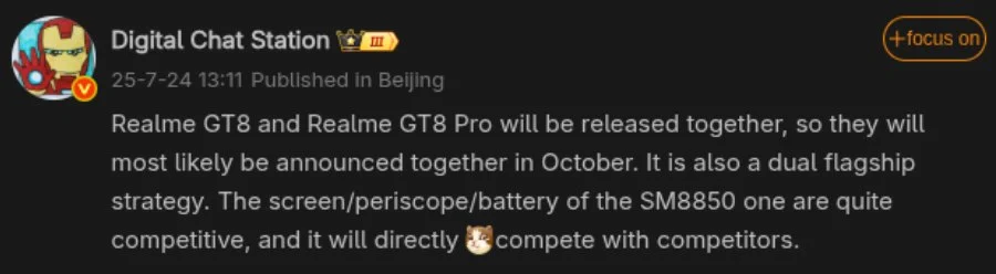 Realme GT 8 och GT 8 Pro debut