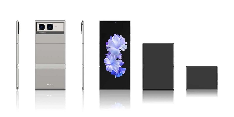 Zero Series Mini Tri-fold smartphone-design av Infinix