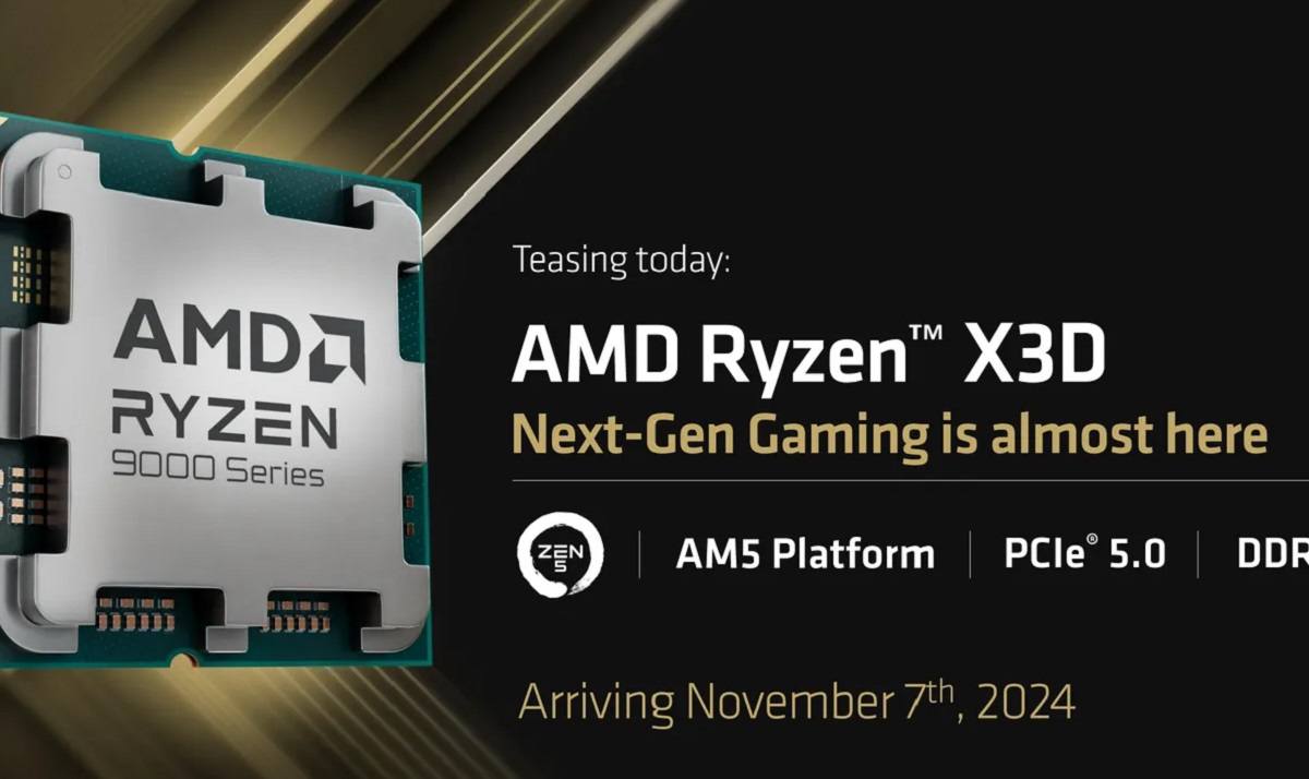 AMD tillkännagav presentationen av nästa generations Ryzen 9000 X3D-processorer