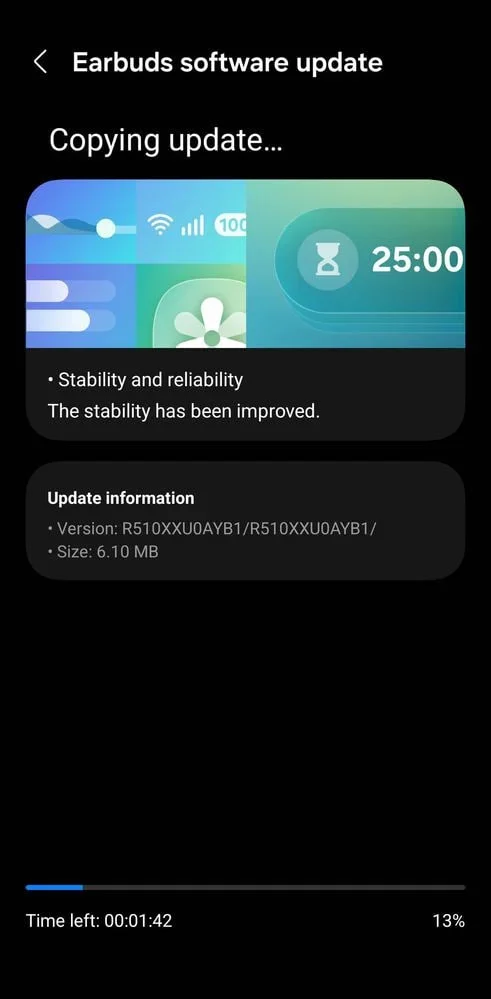 Ny uppdatering för hörlurarna Galaxy Buds 2 Pro