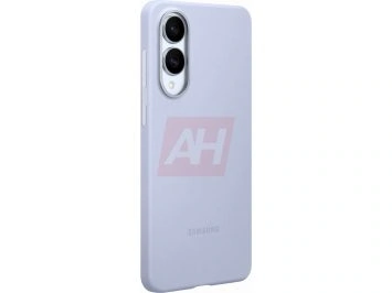 Bild av ett blått silikonfodral för Samsung Galaxy S25 Edge