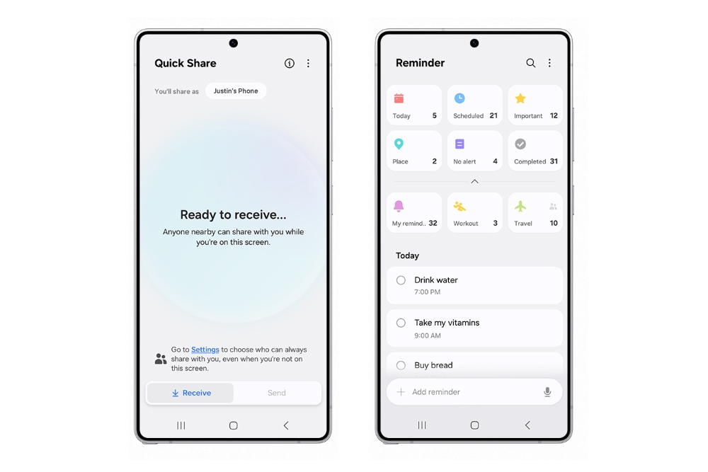 Screenshot of the One UI 8. Illustration: Samsung