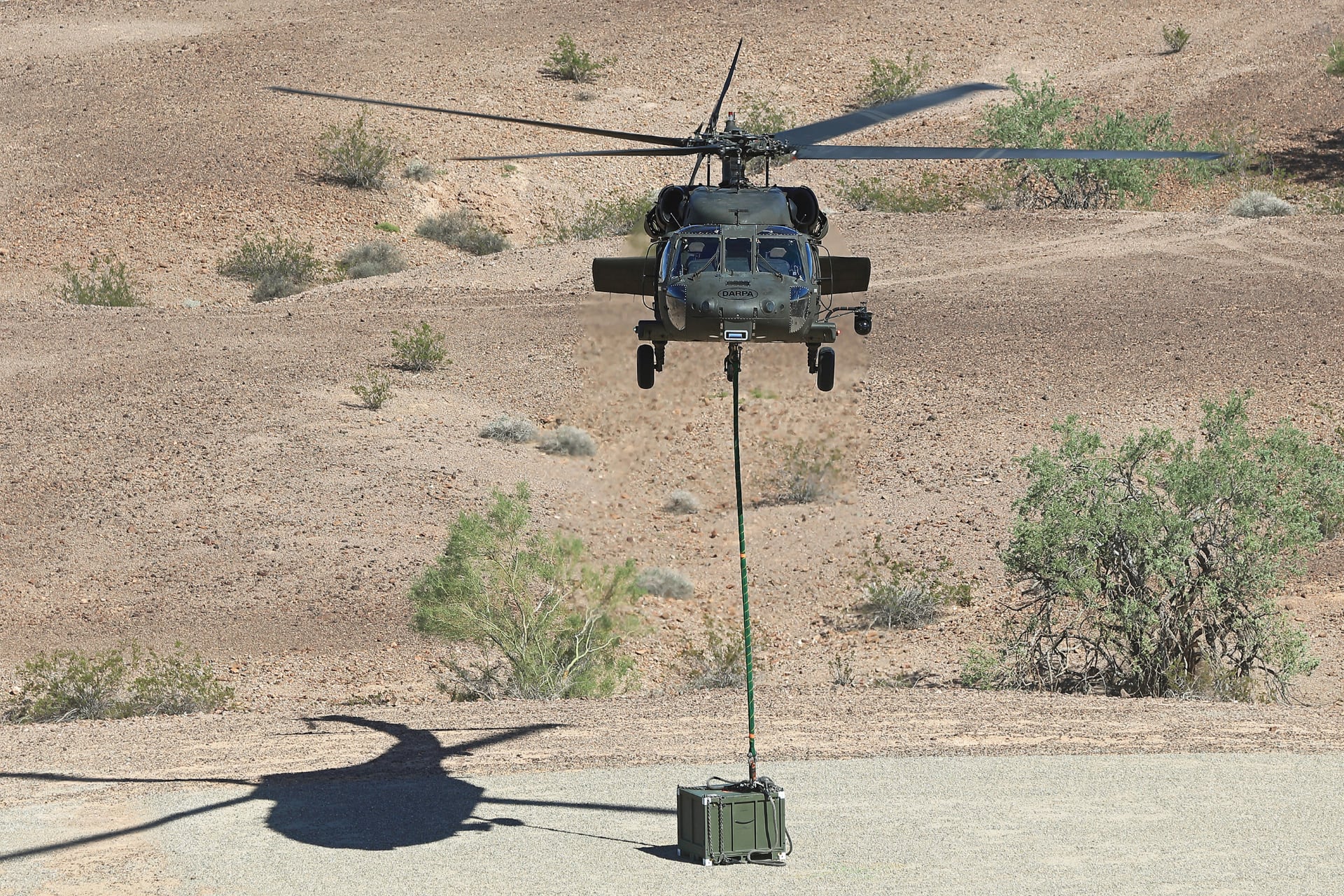 En Sikorsky UH-60M Black Hawk obemannad helikopter under övningen Convergence 2022. Illustration: Lockheed Martin