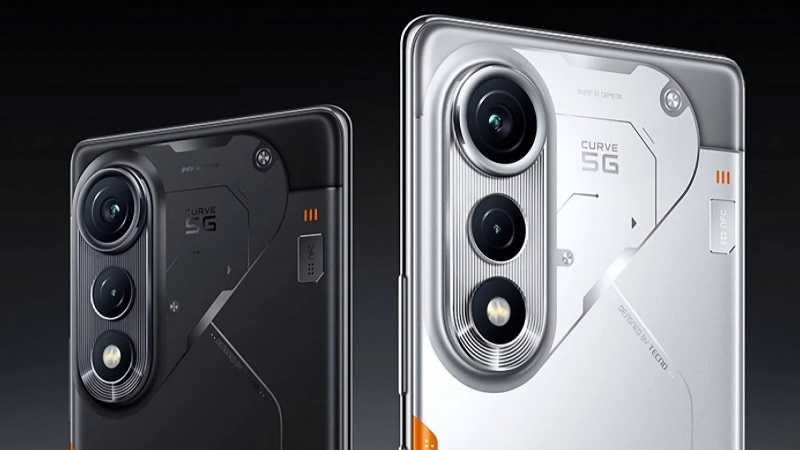 Tecno Pova Curve 5G baksidan