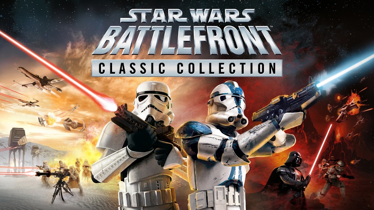 En återutgivning av två ikoniska Star Wars: Battlefront-skjutspel för moderna plattformar har tillkännagivits