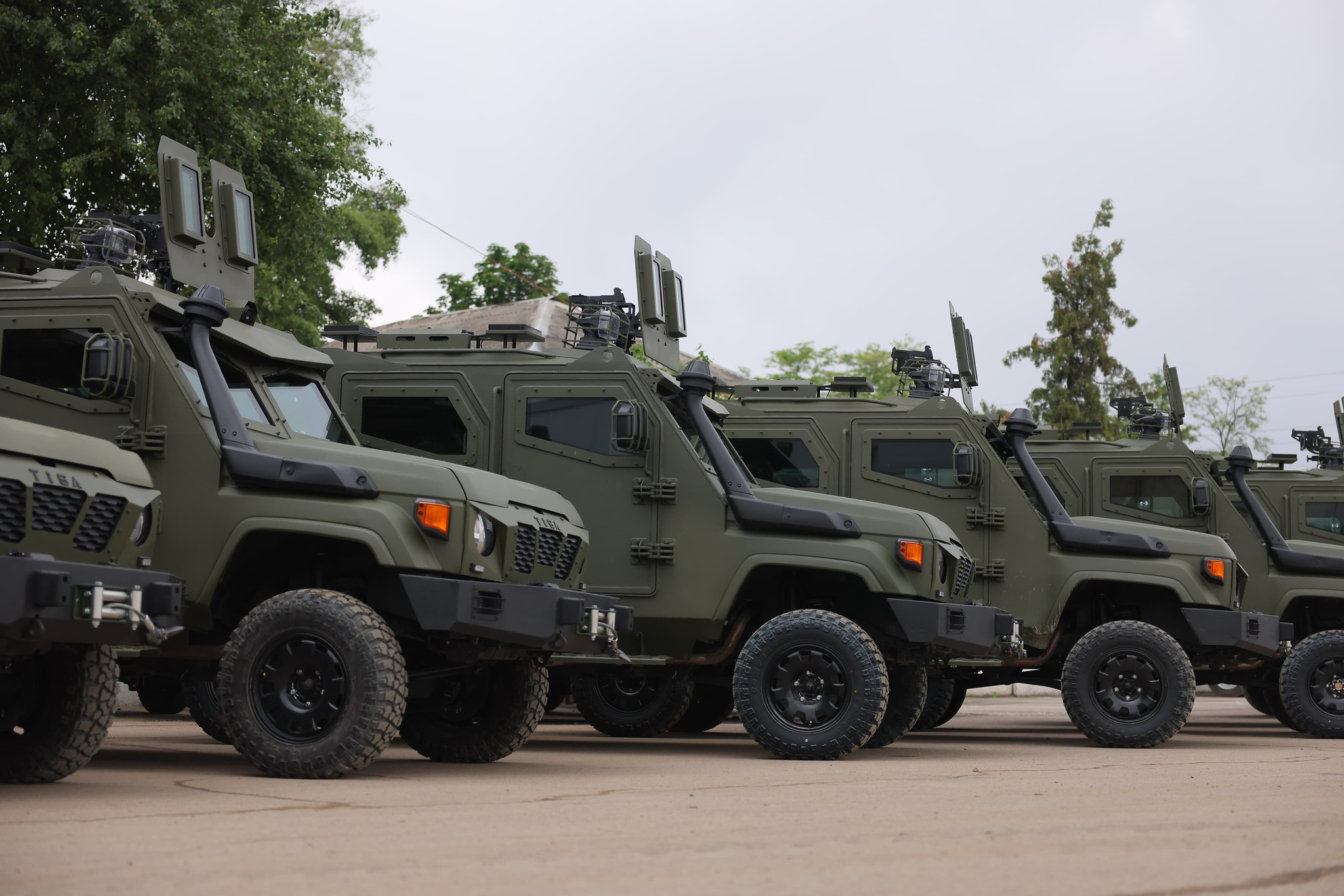 UAT-TISA pansarfordon vid presentationen