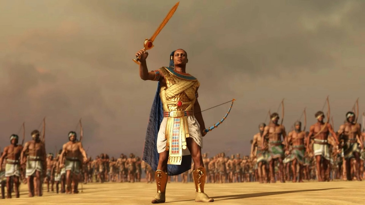 Forntida egyptisk kollaps: Total War: Pharaohs cinematiska strategitrailer tillägnad kung Ramses har avtäckts