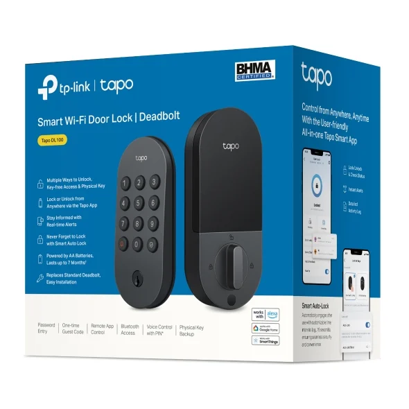 TP-Link Tapo DL100 Deadbolt Dörrlås