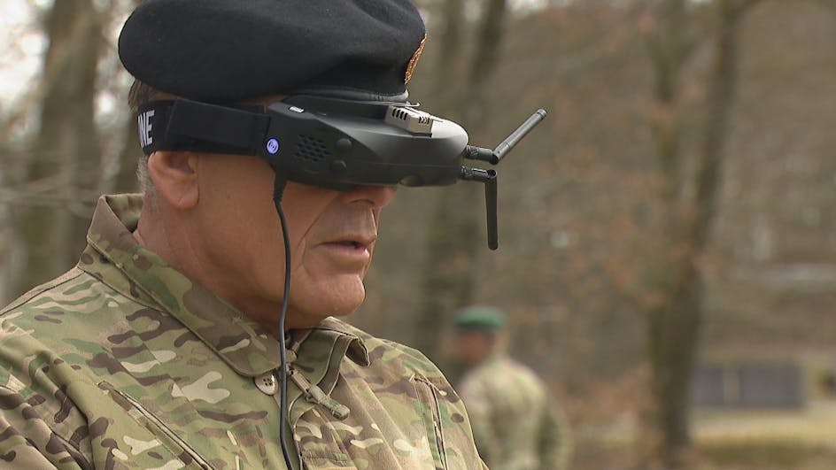 Dansk militär i träning