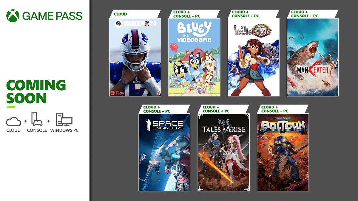 Game Pass-katalogen kommer snart att uppdateras med sju nya produkter - varav två redan är tillgängliga