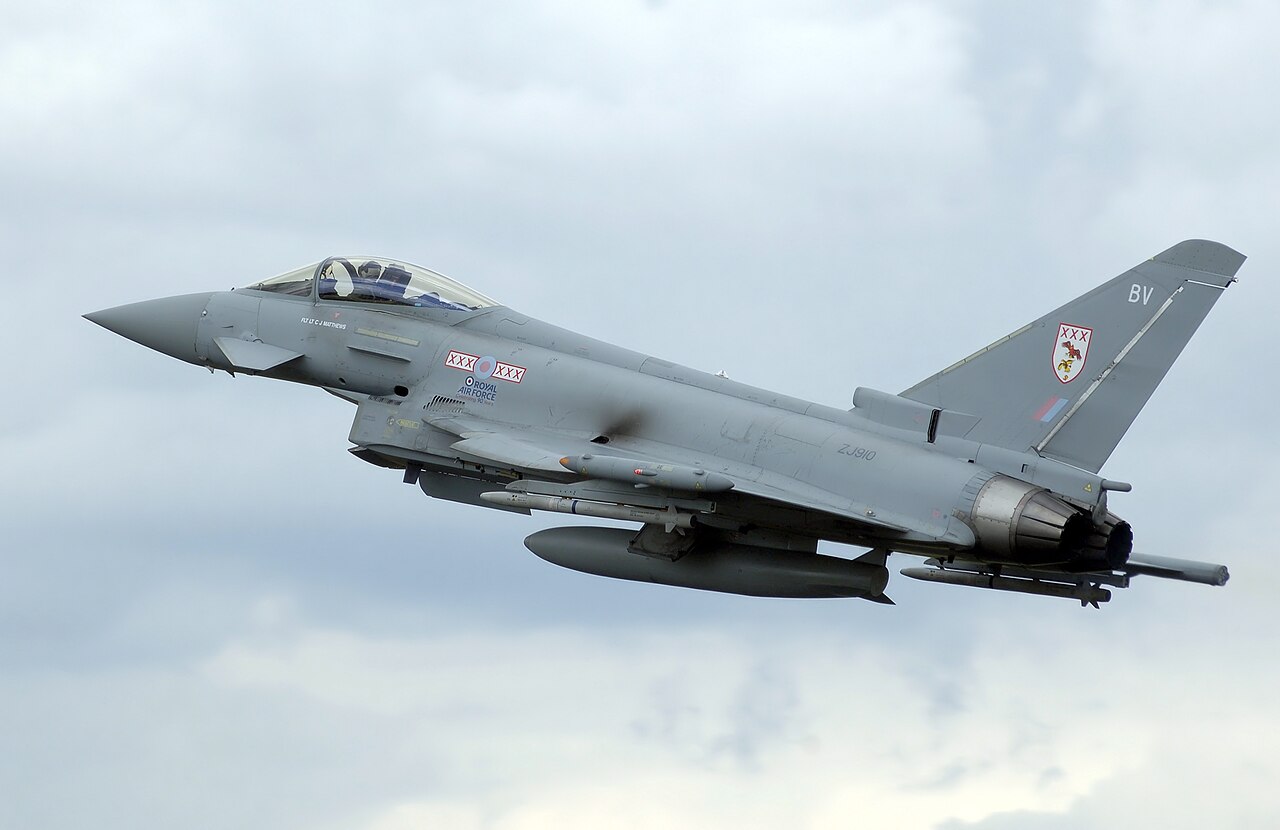 Eurofighter Typhoon. Illustration från Wikipedia