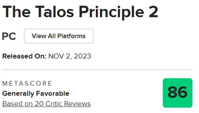 Ett fantastiskt pusselspel med djup mening: kritikerna är lyriska över The Talos Principle 2 och ger spelet höga poäng-3