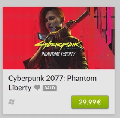 30 euro, ny grafik, men inget releasedatum: GOG-butiken avslöjar Phantom Liberty-tilläggssidan för Cyberpunk 2077-3